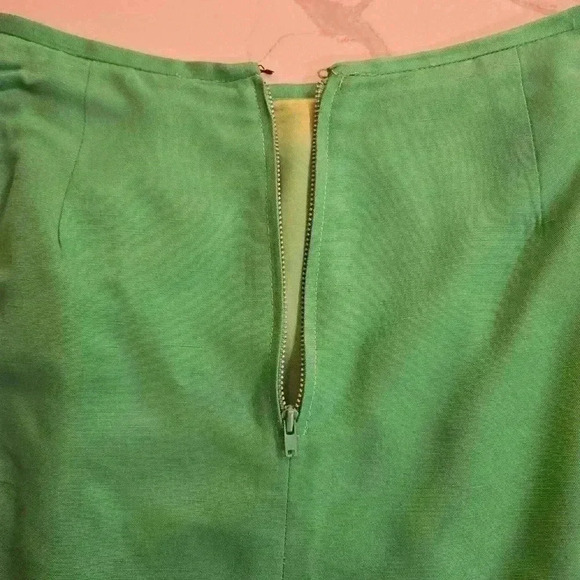 Jones New York Womens Lined Midi Skirt Clover Green size 6 - Picture 4 of 6